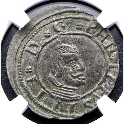 MONARQU&Iacute;A ESPA&Ntilde;OLA. 1664. M. Valladolid. Felipe IV - 16 maraved&iacute;s. Ag. EBC-