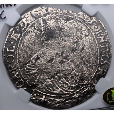 MONARQU&Iacute;A ESPA&Ntilde;OLA. 1673. - Ducat&oacute;n. Carlos II. Ag. Pa&iacute;ses Bajos. BC+