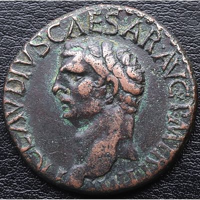 IMPERIO ROMANO. Claudio - As. 41-54. MBC. Ae. Ceca Roma