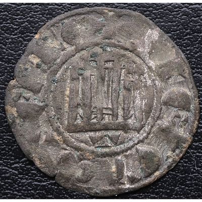 MONEDA MEDIEVAL. Castilla y Le&oacute;n. Alfonso X - Dinero. 1270. MBC. Ve. Toledo