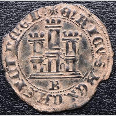 MONEDA MEDIEVAL. Castilla y Le&oacute;n. Enrique IV - Maraved&iacute;. 1462. MBC. Ve. Burgos