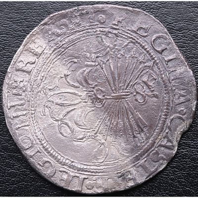 MONARQU&Iacute;A ESPA&Ntilde;OLA. Reyes Cat&oacute;licos - 4 Reales 1474. MBC+. Ag. Sevilla