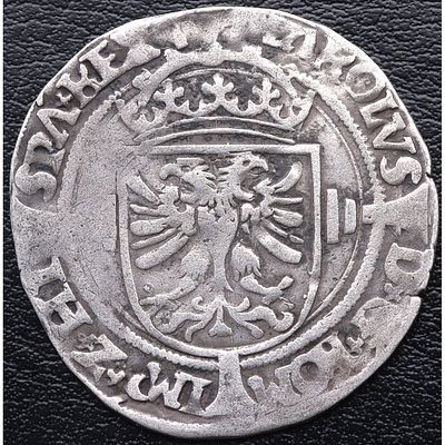 MONARQU&Iacute;A ESPA&Ntilde;OLA. Carlos I. Pa&iacute;ses Bajos - 1 Real 1516 MBC. Ag. Amberes