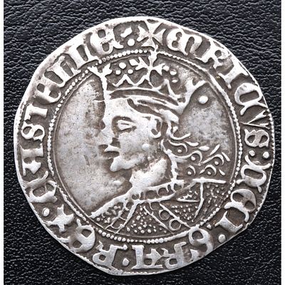 MONEDA MEDIEVAL. Castilla y Le&oacute;n - 1 Real. 1471.MBC. Ag. Burgos. Enrique IV