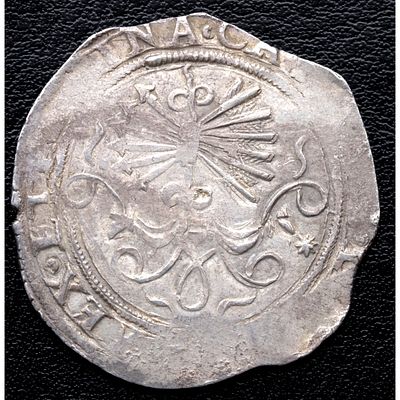 MONARQU&Iacute;A ESPA&Ntilde;OLA - 2 Reales. 1474. MBC. Ag. Sevilla. Reyes Cat&oacute;licos