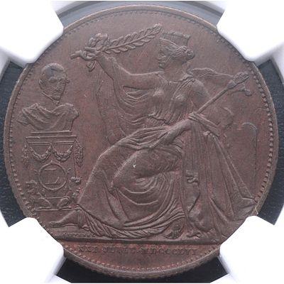 MONEDAS EXTRANJERAS - 1856. B&eacute;lgica. 5 Centessimi. Cu. SC