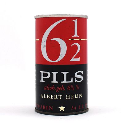 6 1-2 Pils Dutch Pull Tab TOUGH. Brewer/Business Name: Albert Heijn, Non-U.S. (see 