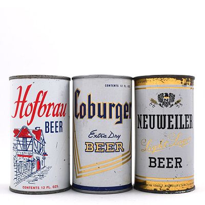 Allentown PA Flat Tops Lot of 3. Brewer/Business Name: Multiple brewers, Allentown, 