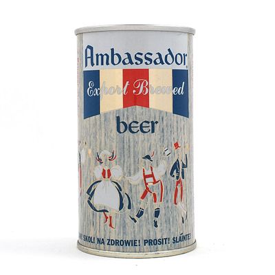 Ambassador Export Brewed Beer Pull Tab 33-13. Brewer/Business Name: G. Krueger Brewing Co. 