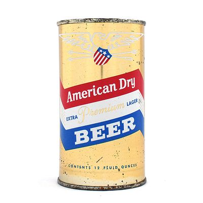 American Dry Extra Premium Lager Beer Flat Top FIVE STAR 31-20. Brewer/Business Name: Five Star 