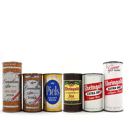 Assorted Flat Tops Lot of 6. Brewer/Business Name: Multiple, Multiple
Manufacturer/Plant: 