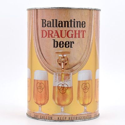 Ballantine Draught Beer Gallon 244-2 EXCEPTIONAL FLORIDA VANITY LID. Brewer/Business Name: P. 