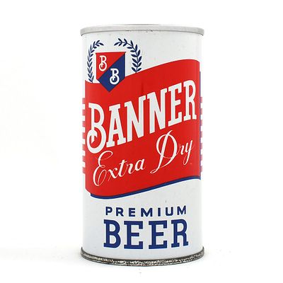 Banner Extra Dry Premium Beer LIFT TAB U-Tab CUMBERLAND 37-31. Brewer/Business Name: Cumberland 