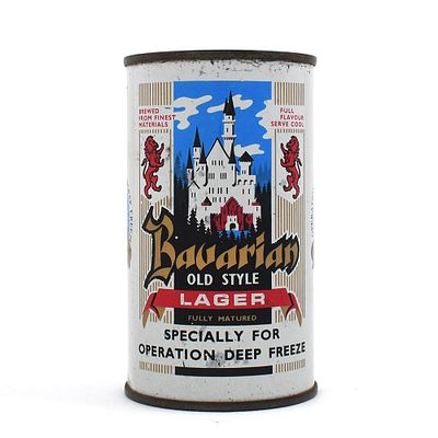 Bavarian New Zealand Operation Deep Freeze Flat Top SCARCE CASTLE FRONT. Brewer/Business Name: 
