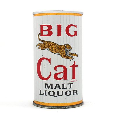 Big Cat Malt Liquor Zip Top LOS ANGELES STOUT LID 39-27. Brewer/Business Name: Pabst Brewing Co. 