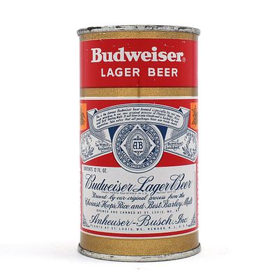 Budweiser Lager Beer Flat Top 2-CITY ST LOUIS 44-6. Brewer/Business Name: Anheuser-Busch Inc. 