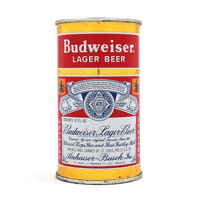 Budweiser Lager Beer Flat Top 3-CITY ST LOUIS 44-11. Brewer/Business Name: Anheuser-Busch Inc. 