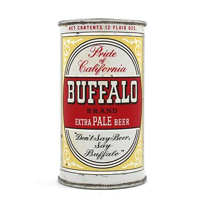 Buffalo Brand Extra Pale Beer Flat Top CLEAN 45-4. Brewer/Business Name: Buffalo Brewing Co. 