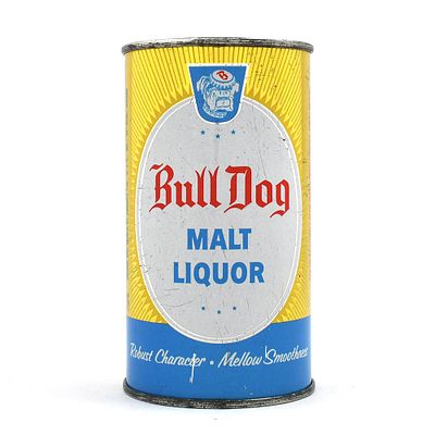 Bull Dog Malt Liquor Flat Top DREWRYS 46-3. Brewer/Business Name: Drewrys Ltd. USA, South Bend, 
