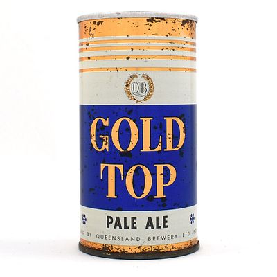 Gold Top Pale Ale Australian Pull Tab. Brewer/Business Name: Queensland Brewery Ltd., Brisbane 