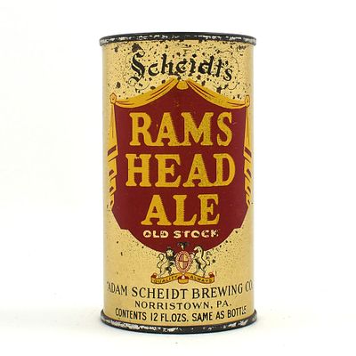 Rams Head Ale Instructional Flat Top 118-33 OI 714. Brewer/Business Name: Adam Scheidt Brewing 