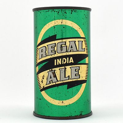 Regal INDIA ALE Flat Top Can 120-30 -RARE-. Reference: USBC 120-30 Brewery: