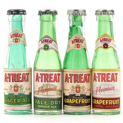 A-Treat Cocktail Beverage Mixers Mini Bottles Lot of 4. Brewer/Business Name: Unknown, Unknown 