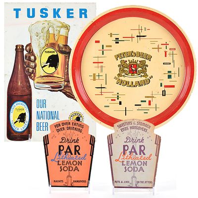 Miscellaneous Non-US Beverage Pieces Lot of 4 Different. Brewer/Business Name: Multiple 