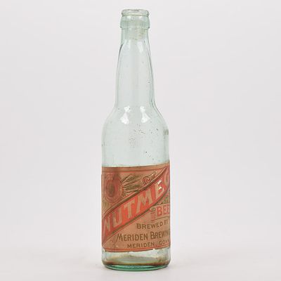 Nutmeg Beer Pre-Prohibition Bottle Meriden Brewing CT -RARE-. Brewer/Business Name: Meriden 