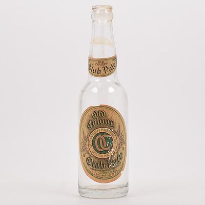 Old Colony Club Pale Prohibition Era Bottle SHARP. Brewer/Business Name: Old Colony Brewing Co. 