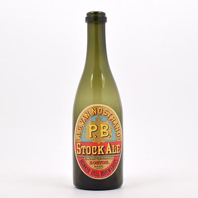A.G. Van Nostrand PB Stock Ale Pre-Prohibition Bottle -EXCEPTIONAL-. Brewer/Business Name: Van 