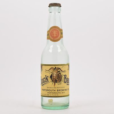 Portsmouth Brewing BOCK Beer Pre-Pro Bottle With Anchor Crown OUTSTANDING. Brewer/Business Name: 