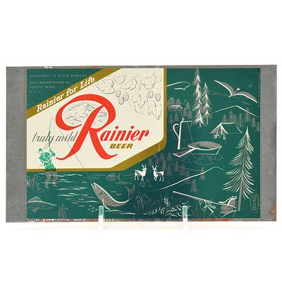 Rainier Jubilee Unrolled Set Flat Top Sheet OUTDOORSMEN Green. Brewer/Business Name: Sicks 