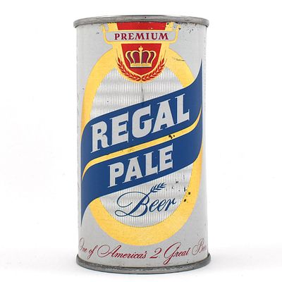 Regal Pale Premium Beer Flat Top 121-4. Brewer/Business Name: Regal Pale Brewing Co., San 
