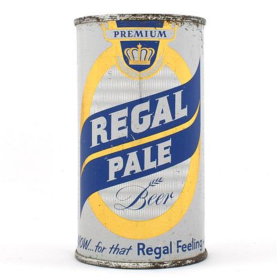 Regal Pale Premium Beer Flat Top 121-5. Brewer/Business Name: Regal Pale Brewing Co., San 