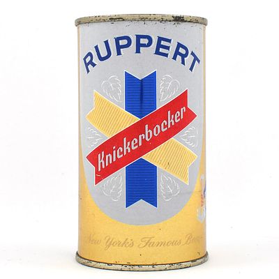 Ruppert Knickerbocker Beer Flat Top 126-22. Brewer/Business Name: Jacob Ruppert, New York, New 