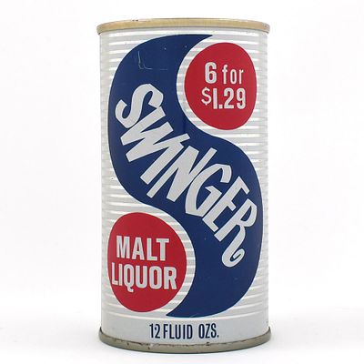 Swinger Malt Liquor Pull Tab 129-28. Brewer/Business Name: Maier Brewing Co., Los Angeles, 
