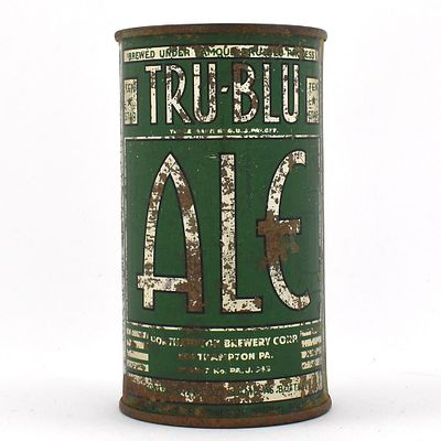 Tru-Blu Ale Instructional Flat Top PA TAX LID 140-10 OI 805. Brewer/Business Name: Northampton 