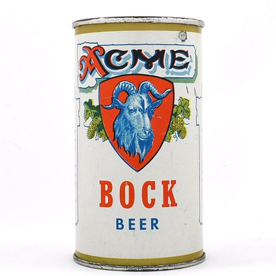 ACME Bock Beer Flat Top 29-15 SAN FRANCISCO. Brewer/Business Name: Acme Breweries, San Francisco, 
