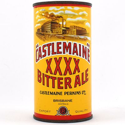 Castlemaine XXXX Bitter Ale Australian Flat Top. Brewer/Business Name: Castlemaine Perkins, LTD. 