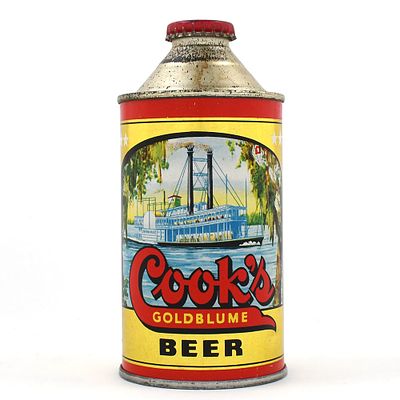 Cooks Goldblume Beer Cone Top CHEROKEE NIEO 4 PERCENT NON-IRTP 158-6 EXCEPTIONAL. Brewer/Business 