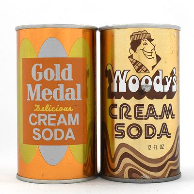 Cream Soda Pull Tabs Lot of 2. Brewer/Business Name: Multiple companies and locations, 