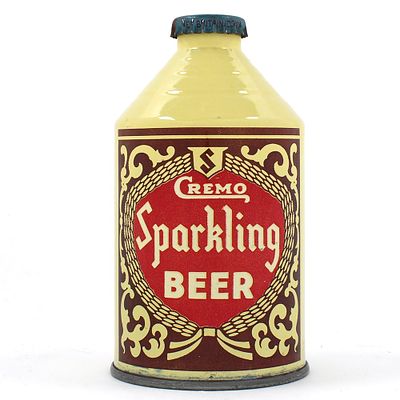 Cremo Sparkling Beer Crowntainer 192-33 MINTY. Brewer/Business Name: Cremo Brewing Co., New 