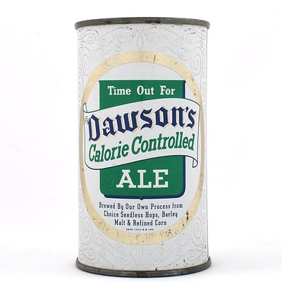 Dawsons Calorie Controlled Ale Flat Top ACTUAL 53-11 RARE EXCEPTIONAL. Brewer/Business Name: 