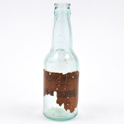 Geo Brehm and Son Celebrated Lager Beer Pre-Prohibition Mini Bottle RARE. Brewer/Business Name: 