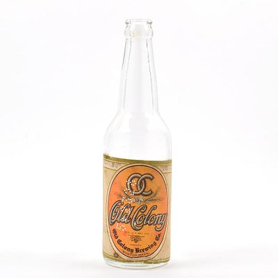 Old Colony Prohibition Era Beverage Bottle BOSTON. Brewer/Business Name: Old Colony Brewing Co. 