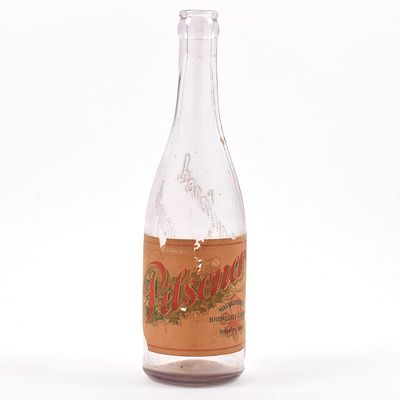 Pilsener Beer MASS BREWERIES CO Pre-Prohibition Bottle RARE. Brewer/Business Name: Massachusetts 
