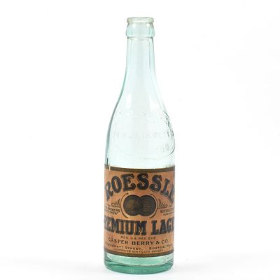 Roessle Premium Lager Pre-Prohibition Bottle CASPER BERRY EXCELLENT. Brewer/Business Name: 