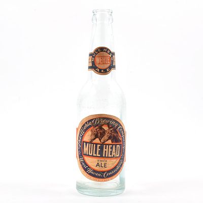 Wehle Mule Head Stock Ale 1930s Bottle. Brewer/Business Name: Wehle Brewing Co., West Haven, 