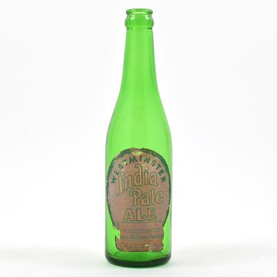 Westminster India Pale Ale 1930s Bottle ROGER WILLIAMS. Brewer/Business Name: Roger Williams 